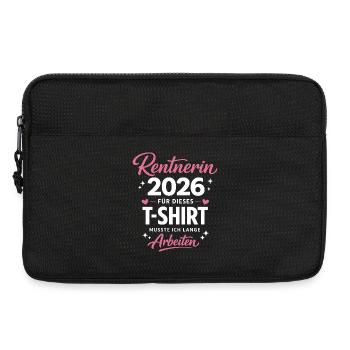 Rente 2026 Legende Ruhestand Geschenk - Laptoptasche 13" - Schwarz - Vorne