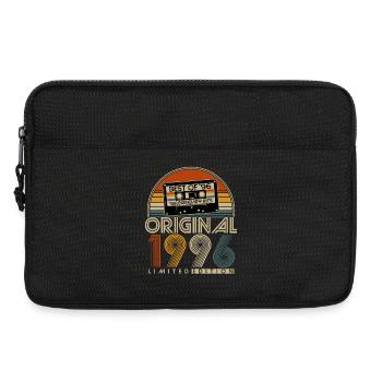 Original 1996 Retro Vintage Geburtstag Geschenk - Laptoptasche 13" - Schwarz - Vorne