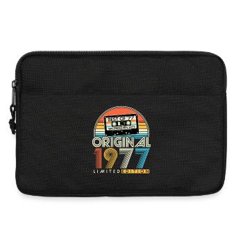 1977 Vintage Vintage Retro Birthday Gift - Laptop bag 13" - black - Front