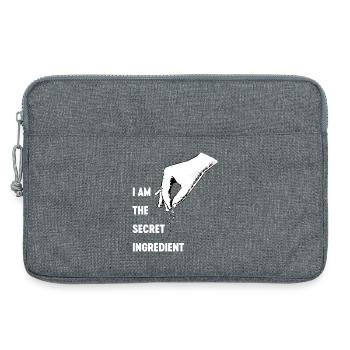 Lustiger Küchenchef, Küchenchef, Küchenchef, Uniform, ich - Laptoptasche 13" - Grau meliert - Vorne