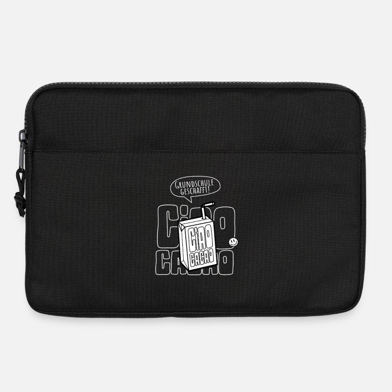 Grundschule Geschafft Abschlussshirt Ciao Kakao - Laptoptasche 13" - Schwarz