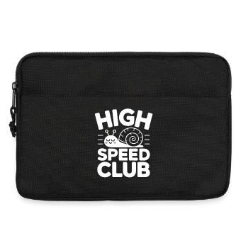 High Speed Club Schnecke - Laptoptasche 13" - Schwarz - Vorne