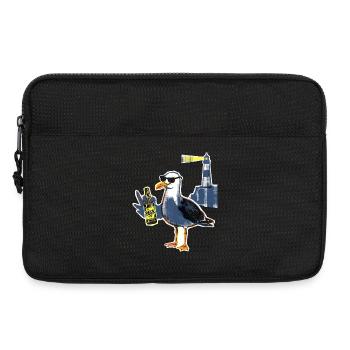 Bière Cool Seagull Lighthouse - Sacoche pour ordinateur portable 13 pouces - noir - Devant