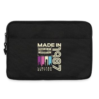 Vintage 1987 Retro Vintage Birthday Gift - Laptop bag 13" - black - Front