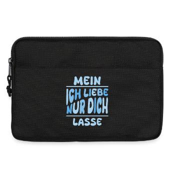 Mein Liebe Nur Dich Name Lasse - Laptoptasche 13" - Schwarz - Vorne