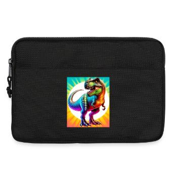 Dinosaurier - Laptoptasche 13" - Schwarz - Vorne