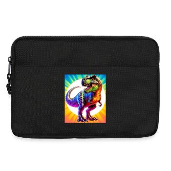 dinosaure - Sacoche pour ordinateur portable 13 pouces - noir - Devant