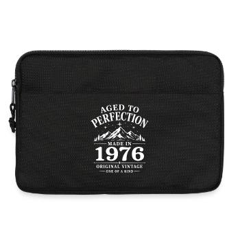 1976 Anniversary 50 Years Retro Vintage 1976 - Laptop bag 13" - black - Front
