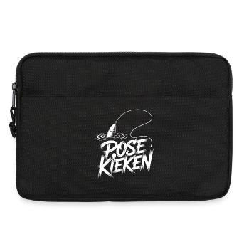 Angler Pose Design - Laptoptasche 13" - Schwarz - Vorne