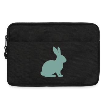 Rabbit Silhouette - Laptop bag 13" - black - Front