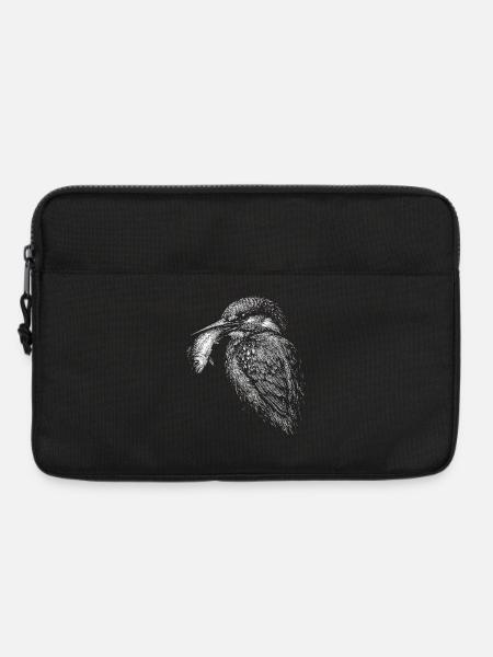 Eisvogel - Laptoptasche 13" - Schwarz