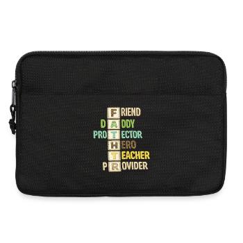 Father's Day - Laptop bag 13" - black - Front