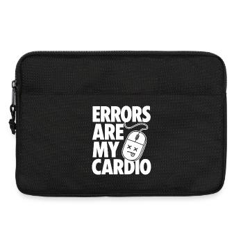 Errors Are My Cardio Programmer - Laptop bag 13" - black - Front