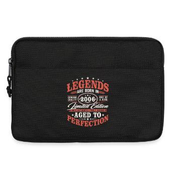 2006 Jahrgang Vintage Geburtstag Geschenk Retro - Laptoptasche 13" - Schwarz - Vorne
