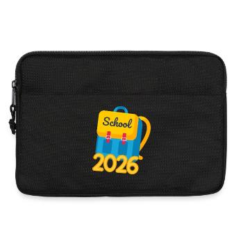 School Child 2026 School Enrollment Gift First Year - Laptop bag 13" - black - Front