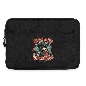 Pew Pew Madafakas Katze - Laptoptasche 13" - Schwarz - Vorne
