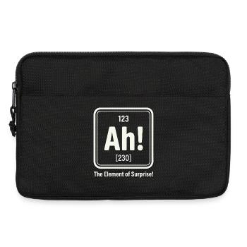 Element der Überraschung Ah! - Laptoptasche 13" - Schwarz - Vorne
