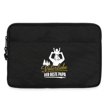 Vaterliebe Der Beste Papa - Laptoptasche 13" - Schwarz - Vorne