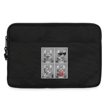 Chats American Curl Cat - Sacoche pour ordinateur portable 13 pouces - noir - Devant