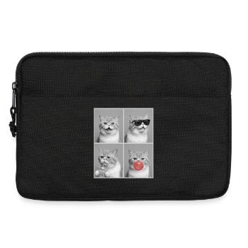 Chats Chat Exotique à Poil Court - Sacoche pour ordinateur portable 13 pouces - noir - Devant