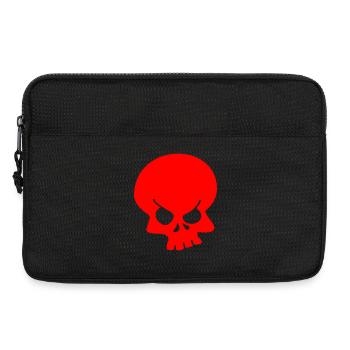 Crâne - Sacoche pour ordinateur portable 13 pouces - noir - Devant