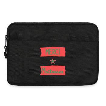 MAÎTRESSE. MERCI. MERCI MAÎTRESSE - Sacoche pour ordinateur portable 13 pouces - noir - Devant