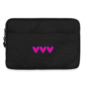 PAAR. VALENTINSTAG. GERADE VERHEIRATET. HERZ. Junggesellinnenabschied. - Laptoptasche 13" - Schwarz - Vorne