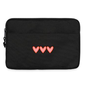 COUPLE. JUST MARRIED. Bachelorette party. VALENTINE'S DAY. LOVE. - Laptop bag 13" - black - Front