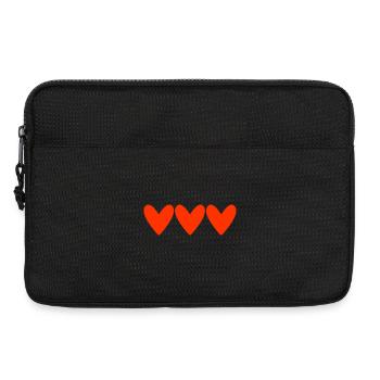 HERZ. PAAR. VALENTINSTAG. GERADE VERHEIRATET. Junggesellinnenabschied. - Laptoptasche 13" - Schwarz - Vorne