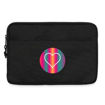 HERZ - Laptoptasche 13" - Schwarz - Vorne