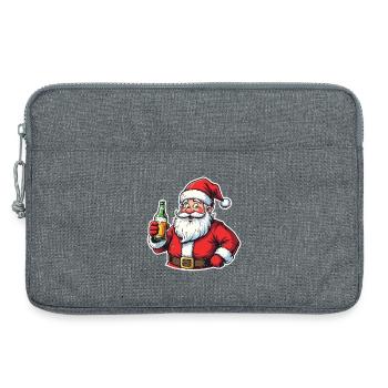Nikolaus Bierfreude  - Laptoptasche 13" - Grau meliert - Vorne