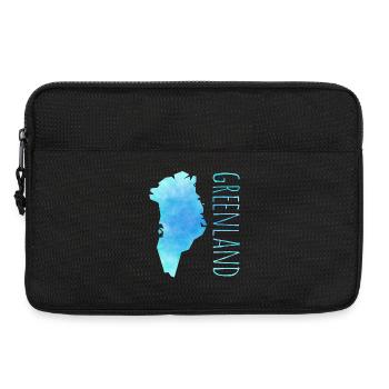 greenland - Laptoptasche 13" - Schwarz - Vorne