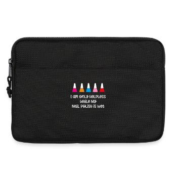 Feminist Shirt - Laptoptasche 13" - Schwarz - Vorne