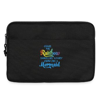 Follow the rainbow - Laptop bag 13" - black - Front