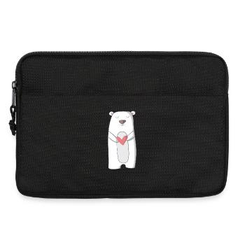 Eisbär - Laptoptasche 13" - Schwarz - Vorne