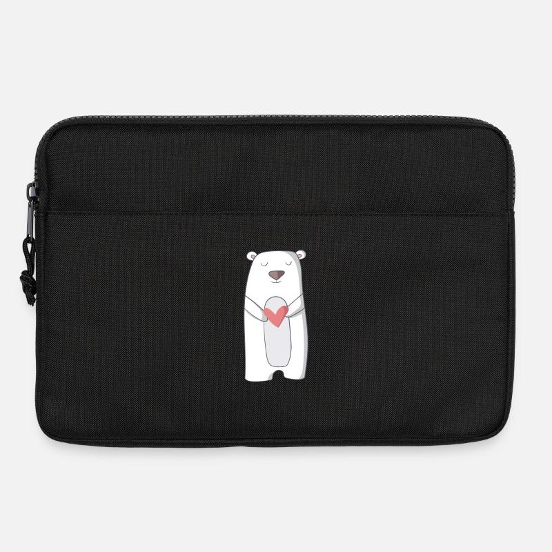 Eisbär - Laptoptasche 13" - Schwarz