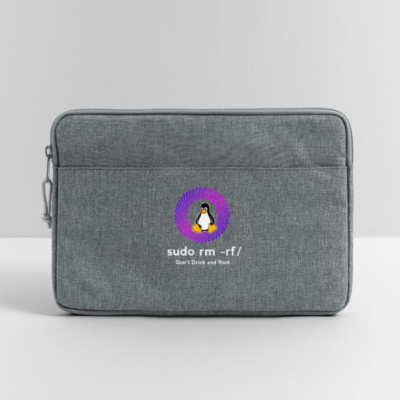 Computer Sys admin Penguin Nerd pc sudo rm -rf cod Laptop bag 13"