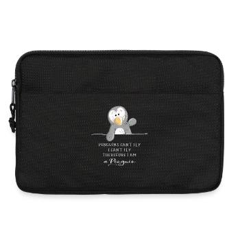 Penguins ne peuvent pas voler - Penguin - Penguins - Sacoche pour ordinateur portable 13 pouces - noir - Devant