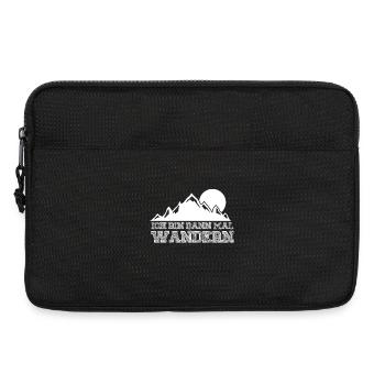 wandern, Wanderung, Freizeitspaß, Hobby, Berg - Laptoptasche 13" - Schwarz - Vorne
