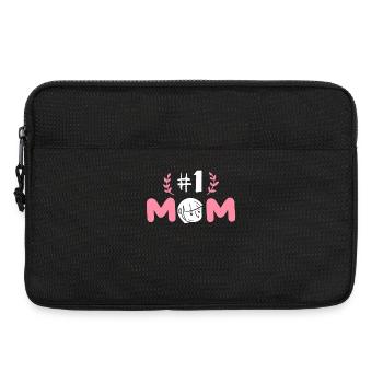 #1 Mom Mutter Muttertag Liebe Geschenk Idee - Laptoptasche 13" - Schwarz - Vorne