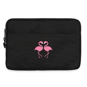 flamingos - Laptop bag 13" - black - Front