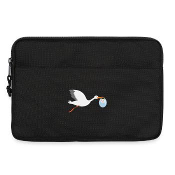 lustige Tiere Pflanzen Obst Gemüse Kindermotive - Laptoptasche 13" - Schwarz - Vorne