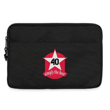 anniversaire - Sacoche pour ordinateur portable 13 pouces - noir - Devant