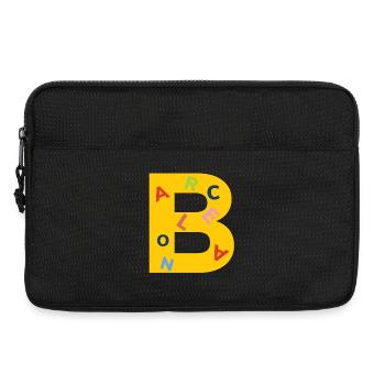 Barcelona T-Shirt - Laptop bag 13" - black - Front