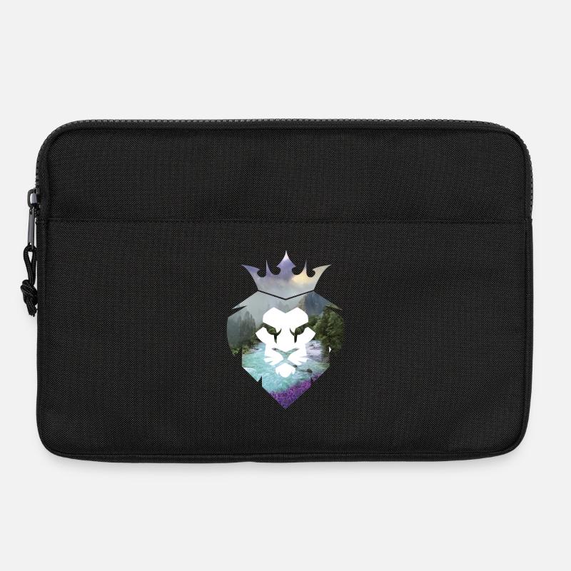 Löwe - Laptoptasche 13" - Schwarz