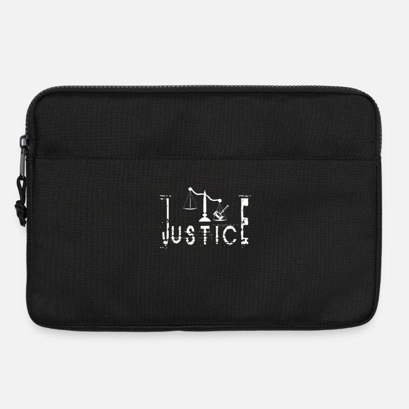 JUSTIZ - Laptoptasche 13" - Schwarz