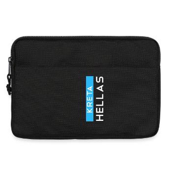Traditionelles Kreta Souvenir T-Shirt - Laptoptasche 13" - Schwarz - Vorne