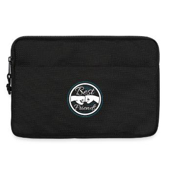 Beste Freunde Fäuste Badge - Laptoptasche 13" - Schwarz - Vorne
