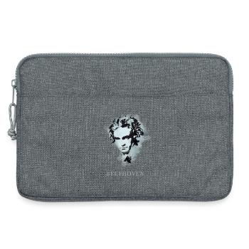 beethoven klassik musik komponist konzert taub pop - Laptoptasche 13" - Grau meliert - Vorne