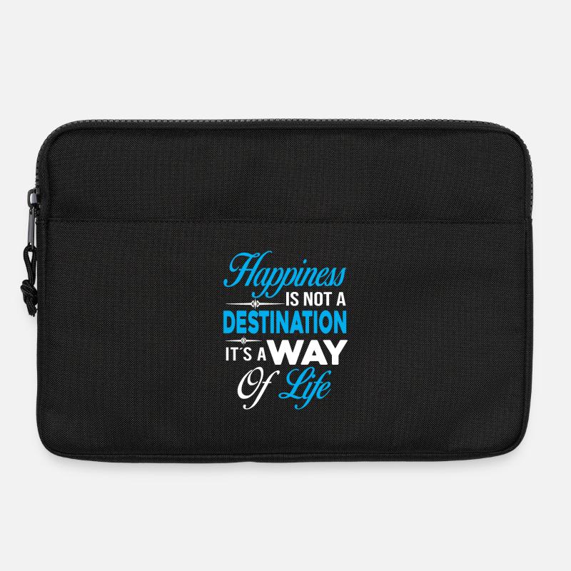 Happiness - Laptoptasche 13" - Schwarz